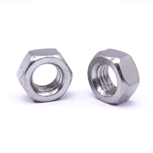 Stainless Steel Polished Hexagonal Nuts for Steel Structure Connections