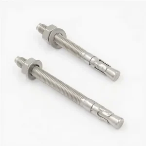 Stainless Steel Q235 Expansion Wedge Anchor Bolt M6 M24 Bright Finish Galvanized Factory