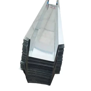 Stainless Steel Rain Gutter U shaped 304 Stainless Steel Structure Courtyard Drainage Ditch with Canopy Protecting the House