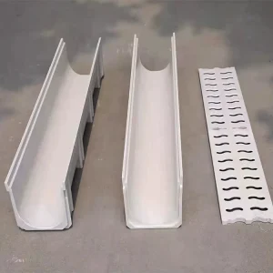 Stainless Steel Roof Gutter AISI304 Custom Length Rain Gutters for House Villa Construction Project