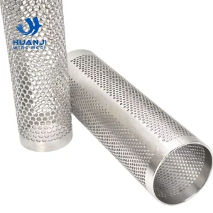Stainless Steel Round Hole Slotted Hole Perforated Filter Tube for Screening