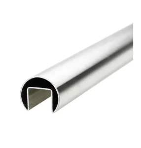 Stainless Steel Slot Tube Glass Stair Handrail