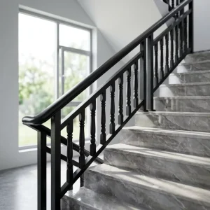 Stainless Steel Stair Railing Customized Anti Corrosion Anti Rust Simple Assembly for Balcony & Deck
