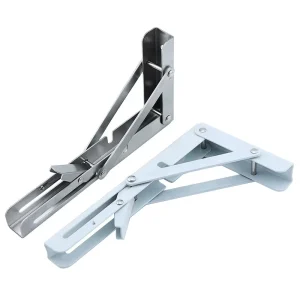 Stainless Steel Triangle Hanging Floating Metal Shelf Bracket Stable Folding Furniture Hardware