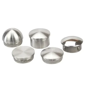 Stainless Steel Tube Dome Handrail End Cap for Balustrade Pipe Rust Resistant