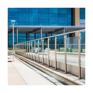 Stainless Steel Tube Railing System with Handrail for Indoor Stairs