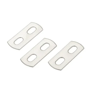 Stainless Steel U Bolt Backing Plate 2 Hole Slotted Washer Heavy Duty Flat Mending Bracket Pipe Tube Clamp Metal Connector