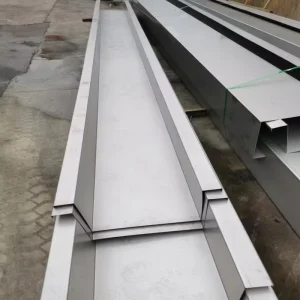 Stainless Steel U-Shaped Gutters Anti-Corrosion Waterproof Customizable Size/Thickness Welding Process for Wall Roof