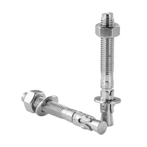 Stainless Steel Wedge Anchor Bolt Concrete Expansion Fastener For Foundation Construction Wall Fixing Ground Anchoring Works