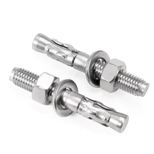 Stainless Steel Wedge Bolt Concrete Anchor Expansion Fixing Fastener For Foundation Wall Ground Construction Anchoring Jobs