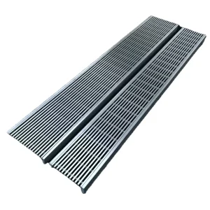 Stainless Steel Wedge Wire Gutter Heel Guard Floor Drain Gutter