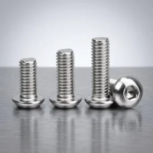 Stainless Steel Zinc Plated Aluminium ISO 7380 Hex Socket Button Head Allen Bolt Universal Machinery Industrial Fasteners