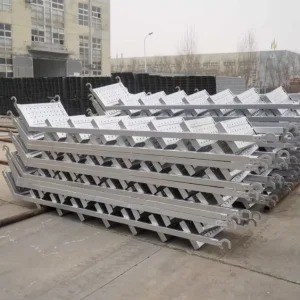 Standard Size Modern Stainless Steel Industrial Folding Step Ladder Powder Coated Outdoor High Strength 300kg Load Capacity Low