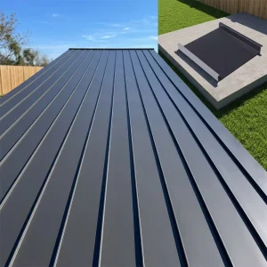 Standing Seam Metal Roof Sheet Color Steel Plate Ppcg Decorative Zinc Metal Roofs Coated Color Steel Sheet