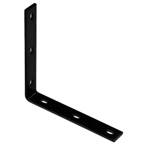 Steel 90 Degree Corner Brace Black Custom Made Sliding Door Hardware Corner Brace Steel Hardware Accessories