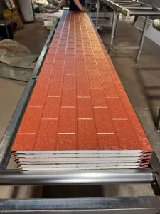 Steel Aluminum Carved Wall Panel 383*16mm Cold Room Exterior Roof Cladding with Multiple Styles Colors