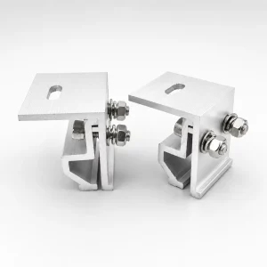 Steel Anodized Solar Panel Mounting Bracket for Commercial Solar Carport Mounting System 40m /s Wind Load