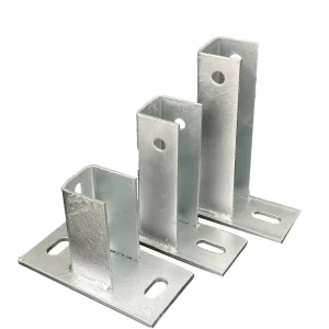 Steel Bracket Base for Ground Roof Mount Solar Panels Solar Mounting System with Solar Structure Versatile Design