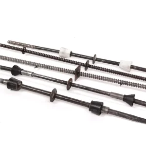 Steel Building Concrete Formwork Screw Thread Water Stop Tie Rod with Wing Nut