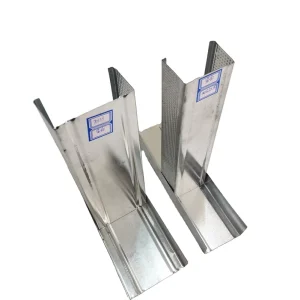 Steel Ceiling System Drywall Partition Galvanized Metal Profile GI Stud Track Framing Channel Material with