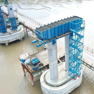 Steel Column Formwork Panel Heavy Duty Concrete Pier Formwork System Bridge Construction Steel Mold