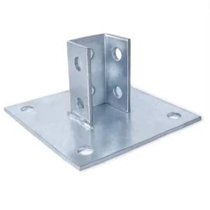 Steel Connection Base Plate Galvanized Base Support for Solar Energy System