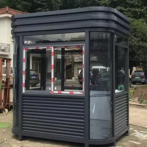 Steel Container House European Style Mobile Guard Room Security Booth