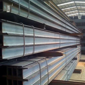 Steel Frame Components Hot Rolled H Section Beam for Industrial Equipment Support
