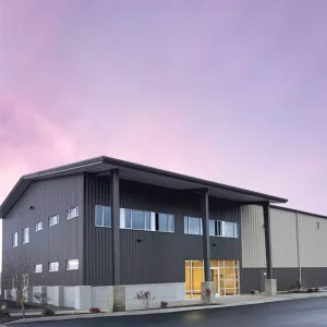 Steel Frame Construction Pole Barn Prefabricated Warehouse Metal Building Steel Structure Shed Workshop