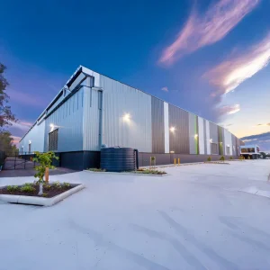 Steel Frame Structure Building for Large Span Industrial Storage and Factory Use Prefab Warehouse