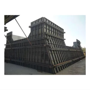 Steel Frames Form the Building Steel Column Mold Pier Column Formwork