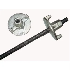 Steel Galvanized Concrete Formwork Wing Nut Tie Rod Forged Butterfly Swivel Accessory High Quality Material 6mm 22mm Diameter