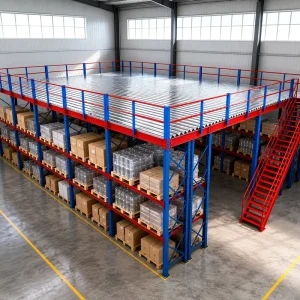 Steel Heavy Duty CE Certified Mezzanine Floors Shelves Raised Flooring Storage Racking System for Warehouse