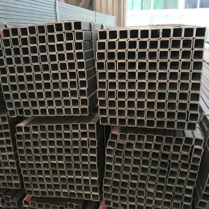 Steel Hollow Section ERW Square Rectangular Tube BS Bending Thick Wall Q235 Grade Tower Crane Building Material