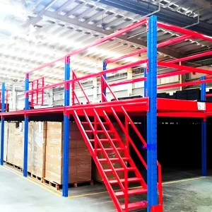 Steel Industrial Lit Mezzanine Fille Mezzanine Floors Platform Warehouse Mezzanine Floor Racks System Warehouse Rack