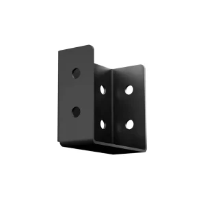 Steel Intermediate Beam Pergola Bracket with Wood Connector Eco Friendly 70x70mm 90x90mm Dimensions for Timber Beams