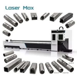 Steel Laser Pipe Cutting Machine with Bevel Function for Round Square Tube Heavy Load Fabrication