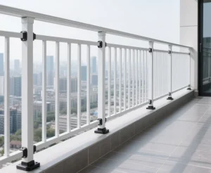 Steel Metal Guardrail Bracket Wrought Alloy Stairs Garden Terrace Indoor Fencing Galvanized Railing