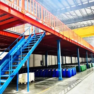 Steel Mezzanine Floor Design Industrial Heavy Duty Mezzanine Platform Floor Racking