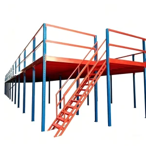 Steel Mezzanine Floor Multi Tier Racks Stable Structure Warehouse Storage Metal Design Mezzanine Floor Racking System