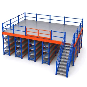 Steel Mezzanine Floor Rack Heavy Duty Industrial Platform Storage System for Warehouse