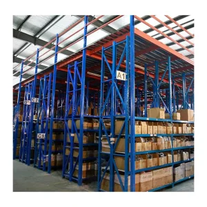 Steel Mezzanine Floor Racking System High-Load H-Beam Structural Storage Platform Warehouse