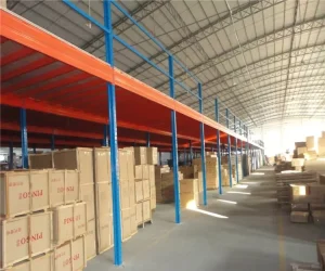 Steel Mezzanine Floor for Warehouse Custom Storage Shelving Platform Rack Design