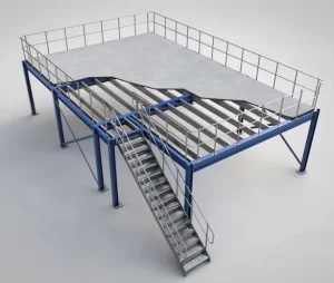Steel Mezzanine Floor with Heavy Duty Structure for Warehouse Storage