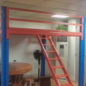 Steel Mezzanine Frame Platform for Warehouse Corrosion Protected Equipment Mezzanine Warehouse Shelf