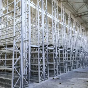 Steel Mezzanine Storage Racking System Heavy Duty Warehouse Platform