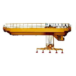 Steel Mill Metal 40 Ton Heavy Duty Magnetic Double Girder Overhead Crane