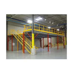 Steel Multi-Tier Mezzanine Rack and Platform System for Warehouse Storage