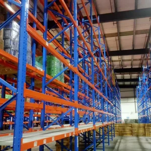 Steel Pallet Rack Warehouse Storage Rack Heavy Duty Q235B Steel Schwerlastregal for Logistics Hubs with Safety Locking Pins