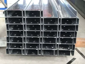 Steel Panel Profile Galvanized Beam Steel C Channel Rectangular Purlin C Purlins Steel